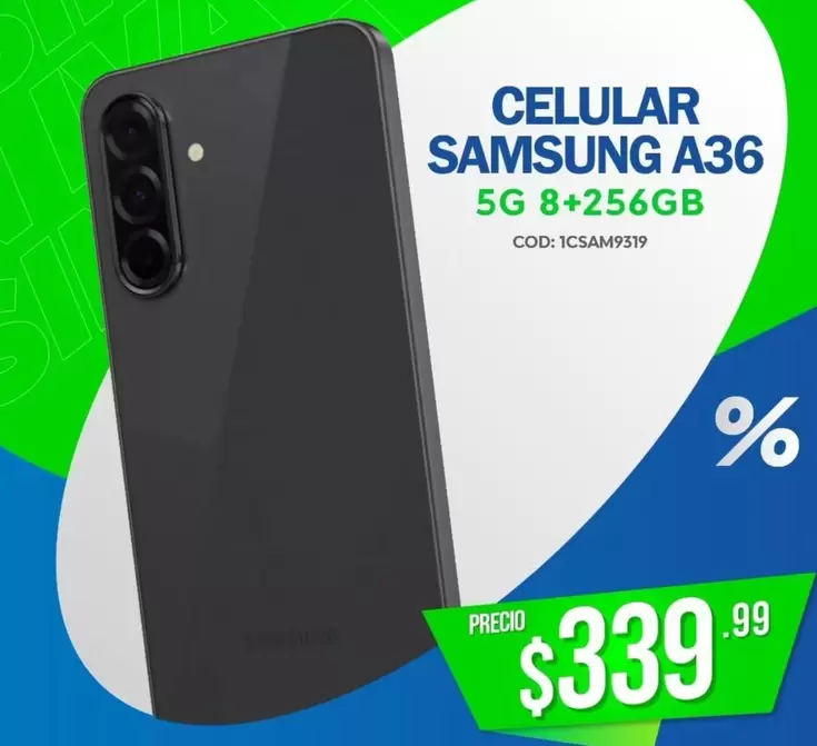 Samsung - CELULAR SAMSUNG A36 5G 8+256GB COD: 1CSAM9519