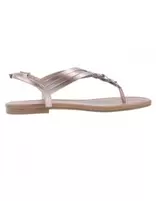 Sandalias planos de tiras trenzados Paprika para mujer