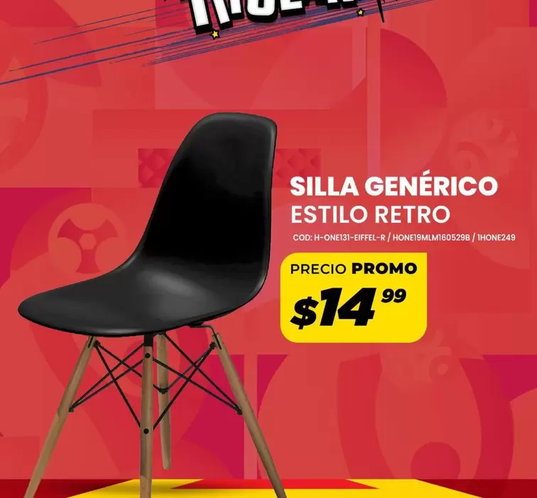 SILLA GENÉRICO ESTILO RETRO