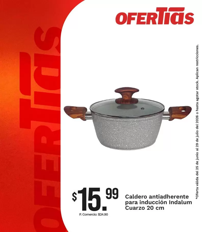 Caldero antiadherente para inducción