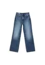 D92 Jeans straight wide con rotos