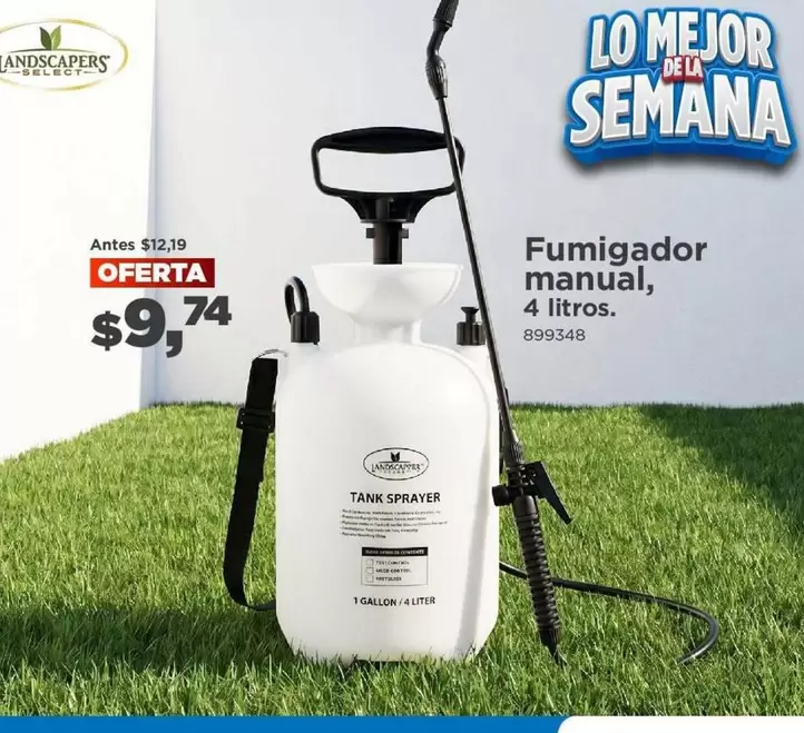 Fumigador manual, 4 litros