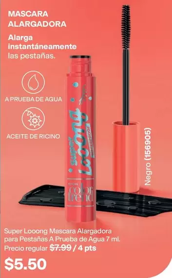 Sams - Super Loooong Mascara Alargadora para Pestañas A Prueba de Agua