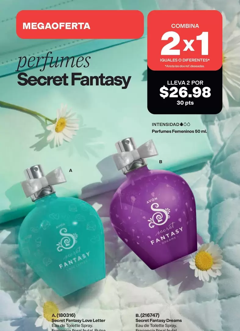 Avon - perfumes Secret Fantasy