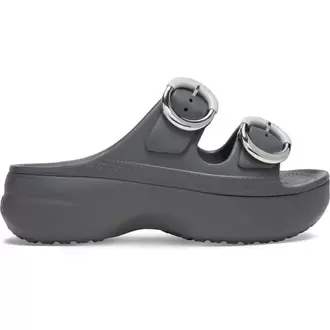 Sat Platform Dipped Buckle Sandal W