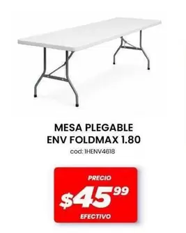 MESA PLEGABLE ENV FOLDMAX 1.80 cod: 1HENV4618
