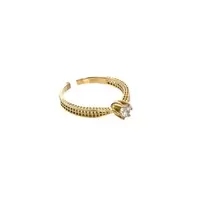 ANILLO DE COMPROMISO CON DISEÑO 18K