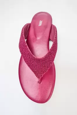 SANDALIA PLANA BEADS