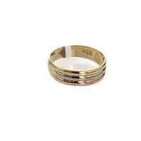 ANILLO TRES OROS 18K