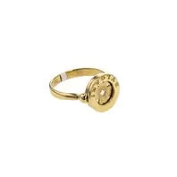 ANILLO DISEÑO BVLGARI SATINADO 18K
