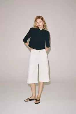 BLAZER CROPPED MANGA CORTA ZW COLLECTION