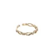 ANILLO DISEÑO CON ZIRCONES 18K