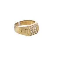 ANILLO TIPO ROLEX CON ZIRCONES 18K