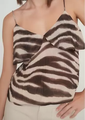 Camisa de animal print