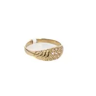 ANILLO CON ZIRCONES 18K