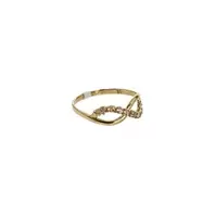 ANILLO INFINITO CON ZIRCONES 18K