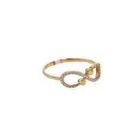 ANILLO INFINITO CON ZIRCONES 18K