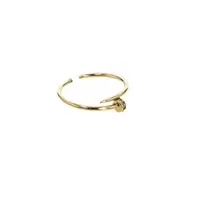 ANILLO DISEÑO CLAVO CON ZIRCONES 18K