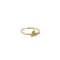 ANILLO LOVE CON ZIRCONES 18K