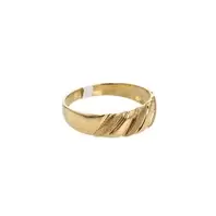 ANILLO SATINADO 18K