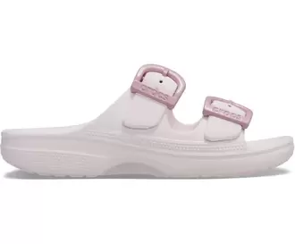 Saturday Enamel Buckle Sandal W Color Rosa claro