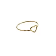 ANILLO CON DISEÑO DE CORAZON DE ORO