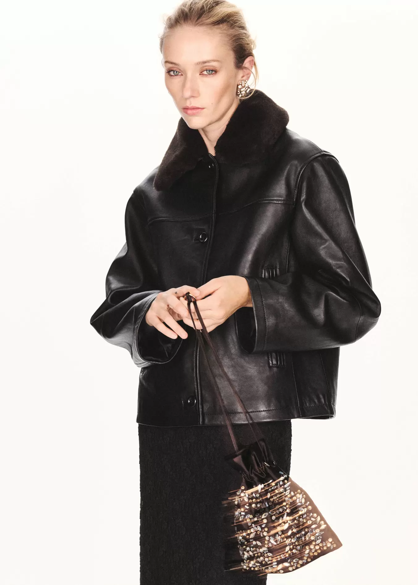 Bolso mano cristales