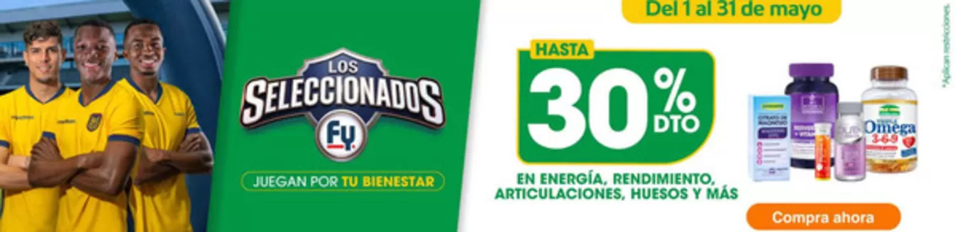 Catálogo Fybeca en Santa Isabel | Hasta 30%dto | 2026-05-22T00:00:00.000Z - 2026-05-31T00:00:00.000Z