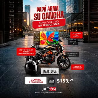 Catálogo Almacenes Japón en Macará | Papa su cancha  | 2026-06-01T00:00:00.000Z - 2026-06-30T00:00:00.000Z