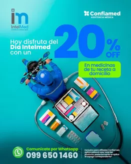Catálogo Confiamed en Quito | 20%off en medicinas de tu receta a domicilio  | 2026-06-02T00:00:00.000Z - 2026-06-30T00:00:00.000Z