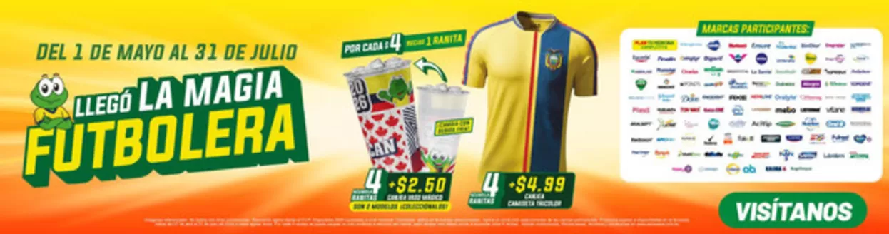Catálogo Farmacias SanaSana en Guayllabamba | Llego la magia futbolera | 2026-06-08T00:00:00.000Z - 2026-07-31T00:00:00.000Z