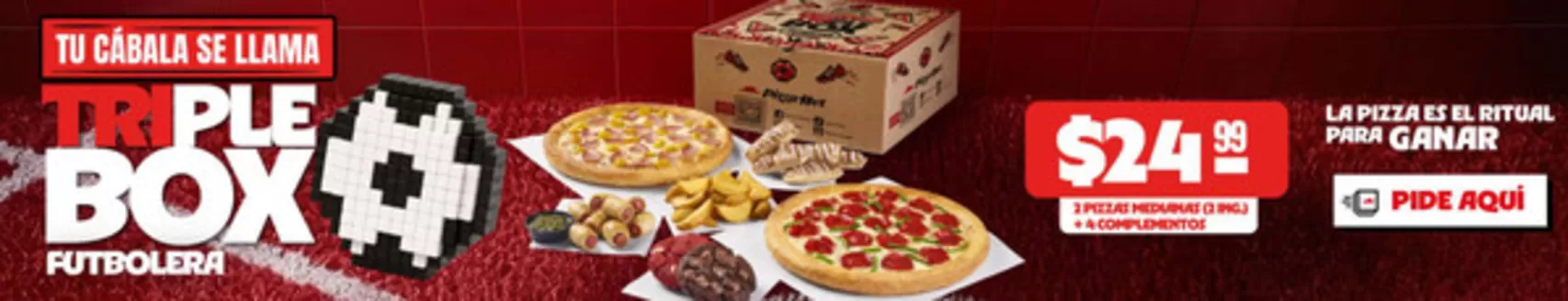 Catálogo Pizza Hut en Guayaquil | Tu cabala se llama triple box | 2026-06-09T00:00:00.000Z - 2026-06-30T00:00:00.000Z
