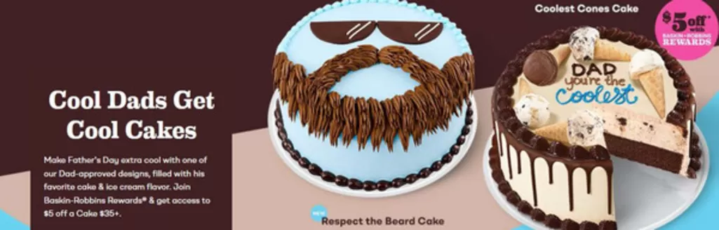 Catálogo Baskin Robbins en Guayaquil | Cool Dads get cool cakes | 2026-06-10T00:00:00.000Z - 2026-06-30T00:00:00.000Z