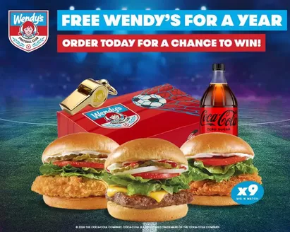 Catálogo Wendys | Order today for a chance to win! | 2026-06-17T00:00:00.000Z - 2026-07-19T00:00:00.000Z