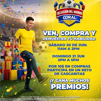 Catálogo Coral Hipermercados | Ven compra y demuestra tu habilidad  | 2026-06-18T00:00:00.000Z - 2026-06-21T00:00:00.000Z