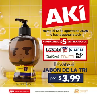 Catálogo Akí | Jabon de la tri  | 2026-06-24T00:00:00.000Z - 2026-08-12T00:00:00.000Z