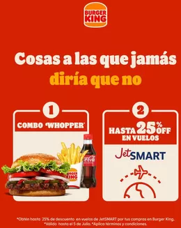 Catálogo Burger King en Pelileo | Cocas a las que jamas diria que no  | 2026-06-25T00:00:00.000Z - 2026-07-05T00:00:00.000Z