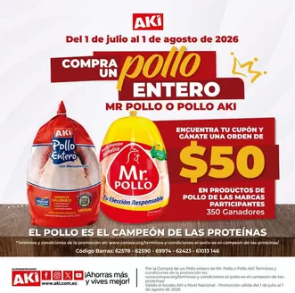 Catálogo Akí | Ofertas principales para ahorradores | 2026-07-01T00:00:00.000Z - 2026-08-01T00:00:00.000Z