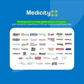 Catálogo Farmacias Medicity en Salcedo | Participa por un viaje doble al pais campeon | 2026-07-10T00:00:00.000Z - 2026-07-31T00:00:00.000Z