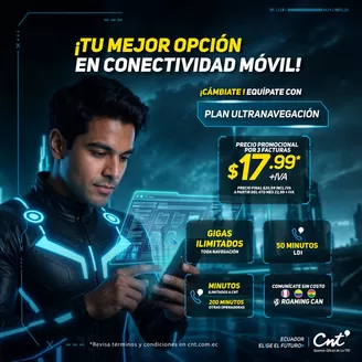 Catálogo CNT | Tu mejor opcion en conectividad movil! | 2026-07-16T00:00:00.000Z - 2026-07-31T00:00:00.000Z