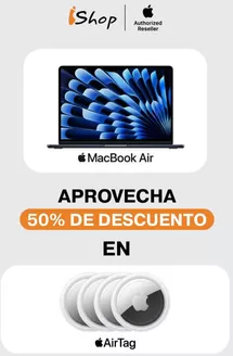 Catálogo iShop | Aprovecha 50%de descuento en airtag | 2026-07-16T00:00:00.000Z - 2026-07-31T00:00:00.000Z