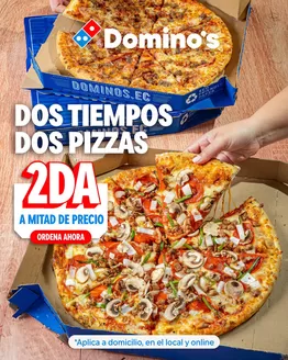 Catálogo Domino's Pizza | Dos tiempos dos pizzas | 2026-07-17T00:00:00.000Z - 2026-07-31T00:00:00.000Z