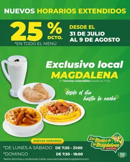 Catálogo Los Motes de la Magdalena | 25%dcto en todo el menu  | 2026-07-20T00:00:00.000Z - 2026-08-09T00:00:00.000Z