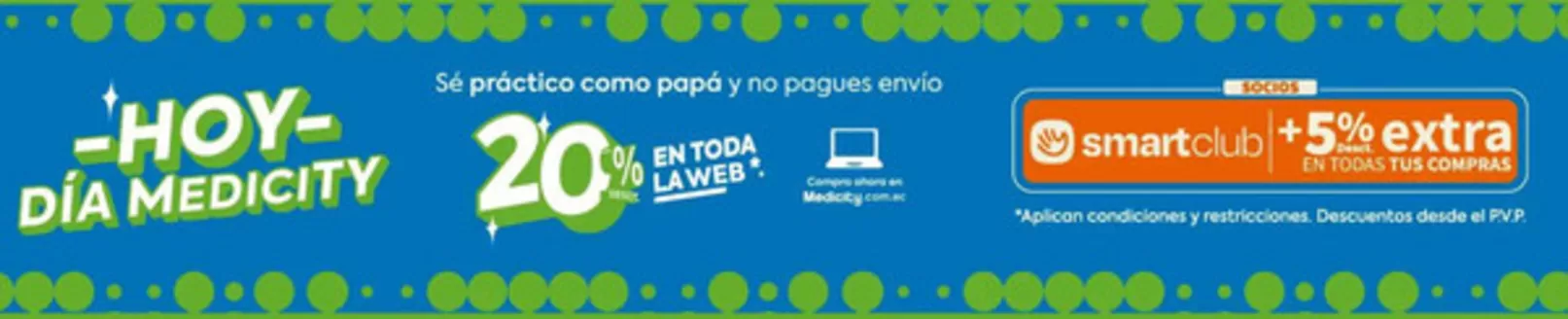 Catálogo Farmacias Medicity | Hoy dia medcity | 2026-07-21T00:00:00.000Z - 2026-08-08T00:00:00.000Z