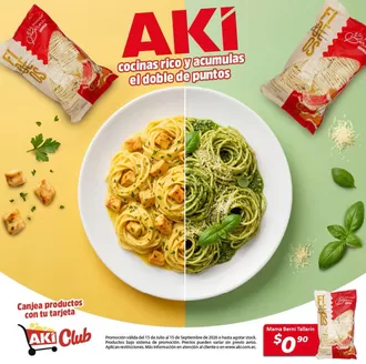 Catálogo Akí en Sangolquí | Cocinas rico y acumulas el doble de puntos  | 2026-07-22T00:00:00.000Z - 2026-09-15T00:00:00.000Z