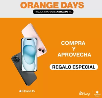 Catálogo iShop | Orange days | 2026-07-22T00:00:00.000Z - 2026-08-31T00:00:00.000Z