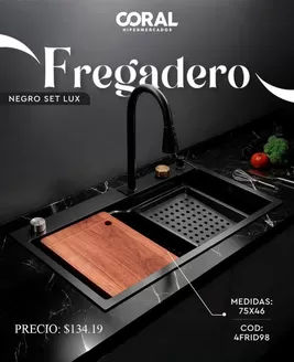 Catálogo Coral Hipermercados en Sangolquí | Fregadero | 2026-07-24T00:00:00.000Z - 2026-08-22T00:00:00.000Z