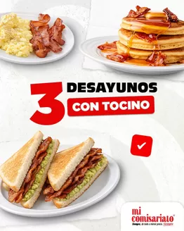 Catálogo Mi Comisariato | 3 desayunos con tocino | 2026-07-27T00:00:00.000Z - 2026-08-22T00:00:00.000Z