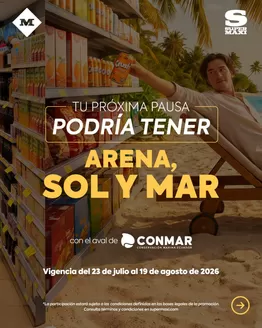 Catálogo Megamaxi en Yaguachi | Tu proxima pausa podria tener arena sol y mar | 2026-07-28T00:00:00.000Z - 2026-08-19T00:00:00.000Z