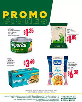 Catálogo Supermercados Delportal en Yaguachi | Promociones | 2026-07-29T00:00:00.000Z - 2026-08-13T00:00:00.000Z